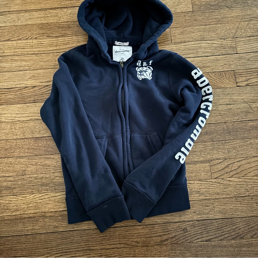 Vintage Embroidered Abercrombie Zip up Kids XL